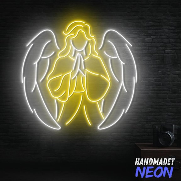 Handmadetneonsign Angel Neon Sign, Wings Led Sign, Angel Sign, Home Decor