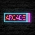 thumbnail image 1 of Handmadetneonsign Arcade Neon Sign, Game Room Neon Sign, Arcade Neon Lights, Arcade Led Lights, Custom Neon Signs, Arcade Decor, Arcade Wall Art Decor, Wall Décor, 1 of 4