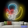 thumbnail image 1 of Handmadetneonsign Astronaut Reading Book Neon Sign, Astronaut Moon Led Sign, Book Library Wall Art, Book Wall Decor 90639, 1 of 5