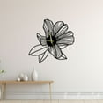 thumbnail image 1 of Handmadetneonsign Azalea Flower Wall Clock Unique, Text Oversize Wall Clock, Year Date Round Wall Clock 55912, 1 of 5