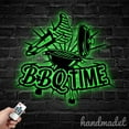 thumbnail image 1 of Handmadetneonsign Barber Shop Name Metal Wall Art LED Light, Hairstylist Salon Metal Sign Decor, 1 of 5