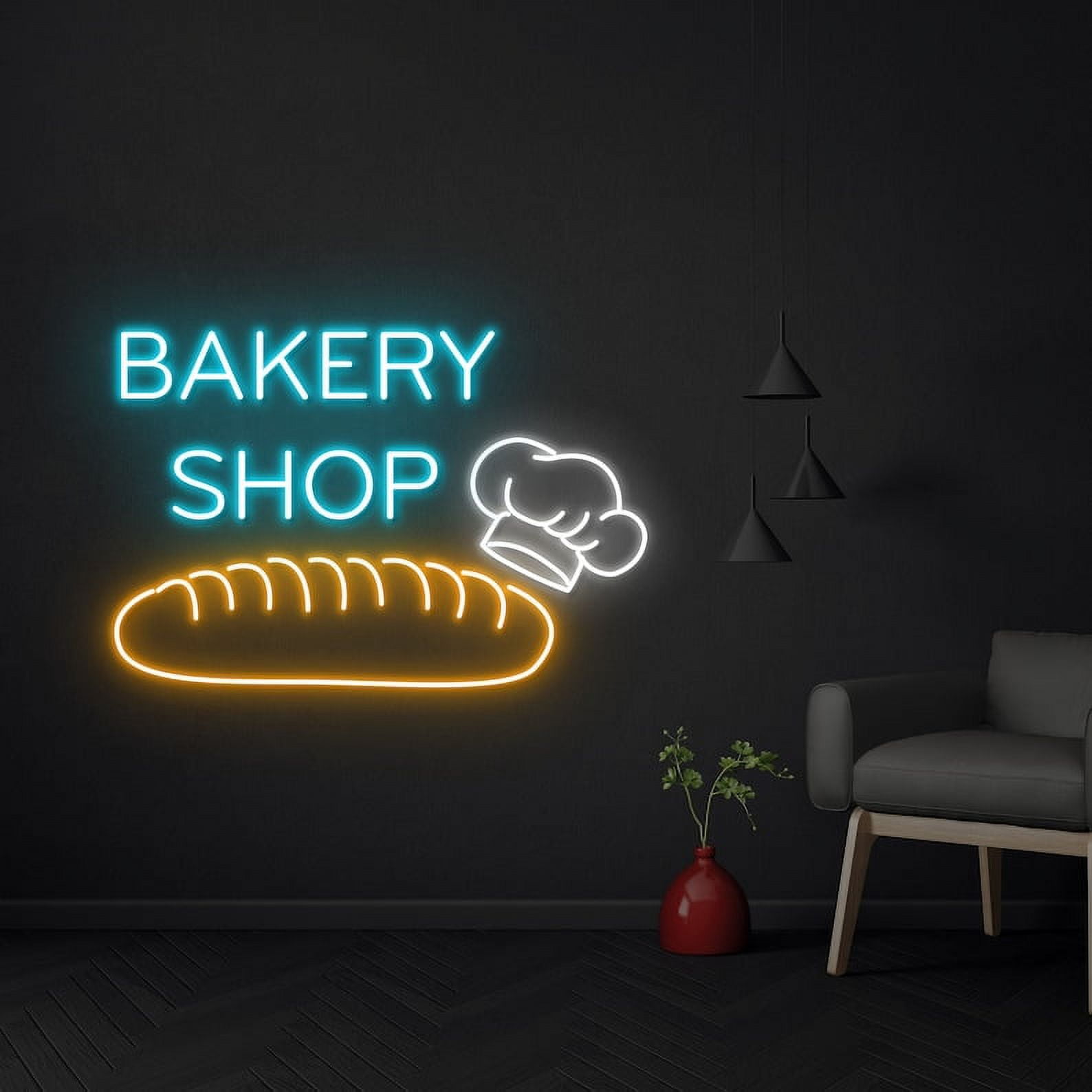 Handmadetneonsign Bakery shop neon sign, Bakery led sign, Bakery light ...