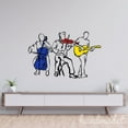 thumbnail image 1 of Handmadetneonsign Band Music Metal Acrylic, Band Music Metal Sign, Artist Metal Light, Boho Wall Art 67184, 1 of 5