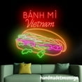 thumbnail image 1 of Handmadetneonsign Banh Mi Neon Sign, Vietnam Food Store Led Light, Vietnamese Food Neon Light 66413, 1 of 5