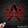 thumbnail image 1 of Handmadetneonsign Barbecue Metal Wall Art Light, Barbecue Metal Sign Wall Decor, Food Restaurant Party Metal Decor, 1 of 5