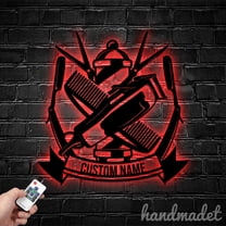 Handmadetneonsign Barber Metal Wall Art Light, Hair Salon Metal Sign Wall Decor, House Metal Decor 59206