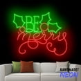 thumbnail image 1 of Handmadetneonsign Be Merry Neon Sign, Merry Christmas Led Sign, Christmas Party Wall Decor, Holiday Gift 81245, 1 of 5