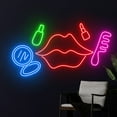 thumbnail image 1 of Handmadetneonsign Beauty Make Up Artist Neon Sign, Cosmetics Neon Light, Beauty Led Sign Decor, 1 of 5