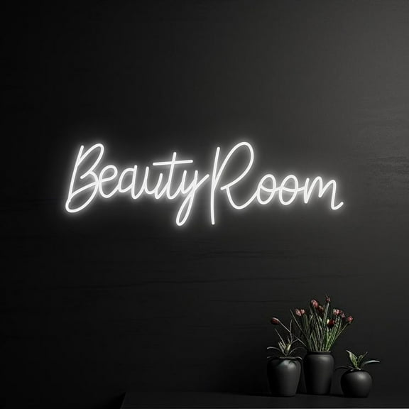 Handmadetneonsign Beauty Room Led Sign, Beauty Room Neon Light, Personalized Name Led Light, Quote