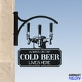 thumbnail image 1 of Handmadetneonsign Beer Hanging Sign, Beer Bar Outdoor Hanging Sign, Beer Bar Pub Metal Business Sign 95570, 1 of 5