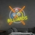 thumbnail image 1 of Handmadetneonsign Billiards Led Sign, Billiard Neon Sign, Billiards Pool Hall Neon Light, Billiard, 1 of 5