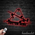 thumbnail image 1 of Handmadetneonsign Billiards Metal Wall Art Light, Billiards Player Metal Sign Wall Decor, Pool Hall Metal Decor 61520, 1 of 5
