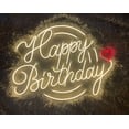 thumbnail image 1 of Handmadetneonsign Birthday Led Sign, Happy birthday Neon Sign, Wall Decor, Birthday Neon Sign, Custom Neon Sign, Restaurant Led Sign, Wall Décor, 1 of 4