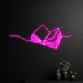 thumbnail image 1 of Handmadetneonsign Book Neon Light, Book Neon Sign, Open Page Led Light, Bookish Led Sign, 1 of 5