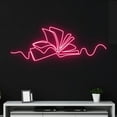 thumbnail image 1 of Handmadetneonsign Book Neon Sign, Custom Reading Books LED Light, Book Lover Neon Light, Bookish Bookworm LED Sign, Wall Décor, 1 of 5