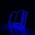 thumbnail image 1 of Handmadetneonsign Book Neon Sign, Open Book Store Wall Art Decor, Library Book Lover Club Wall Decor, 1 of 5