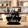 thumbnail image 1 of Handmadetneonsign Bowling Tabletop Metal Clock, Bowling Office Desktop Clock, Bowling Clock Home Decor 75903, 1 of 4
