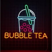 Handmadetneonsign Bubble Tea Neon Sign, Boba Tea Neon Sign, Wall Decor, Neon Sign, Custom Neon Sign, Bar Led Sign, Best Gifts, Wall D cor