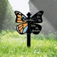 thumbnail image 1 of Handmadetneonsign Butterfly Cross Metal With Stake, Butterfly Metal Stake, Garden Metal Stake Decor 65195, 1 of 5