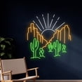 thumbnail image 1 of Handmadetneonsign Cactus Desert Sun Neon Sign, Sun Desert Cactus Neon Light, Cactus Neon Light, 1 of 5