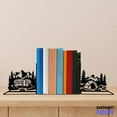 thumbnail image 1 of Handmadetneonsign Camping Metal Bookends, Tent Forest Name Bookend, Campsite Table Bookshelf Decor 77850, 1 of 4