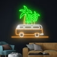 thumbnail image 1 of Handmadetneonsign Camping Van Neon Sign, Camper Led Sign, Beach Camp Led Light, Tropical Island, 1 of 5