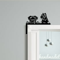 Handmadetneonsign Cane Corso Door Corner Sign, Dog Pet Metal Door Topper, House Wall Decor 64042