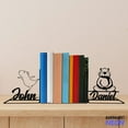 thumbnail image 1 of Handmadetneonsign Capybara Yoga Metal Bookends, Capybara Name Bookend, Animal Table Bookshelf Decor 044886, 1 of 4