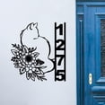 thumbnail image 1 of Handmadetneonsign Cat Flower House Number Metal Wall Art LED Light - Personalized Sign Home Decor, 1 of 5