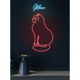 thumbnail image 1 of Handmadetneonsign Cat Name Neon Sign, Cat Neon Sign, Custom Kitten Pet Neon Sign, Cat Neon Light, Name Neon Sign, Wall Décor, 1 of 4