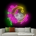 thumbnail image 1 of Handmadetneonsign Cat Sleeping Neon Sign, Cat Led Light, Pet Lover Gift, Home Bedroom Wall Art Decor 72551, 1 of 5
