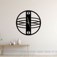 thumbnail image 1 of Handmadetneonsign Century Modern Wall Clock Unique, Year Date Round Wall Clock, Text Oversize Wall Clock 55900, 1 of 5