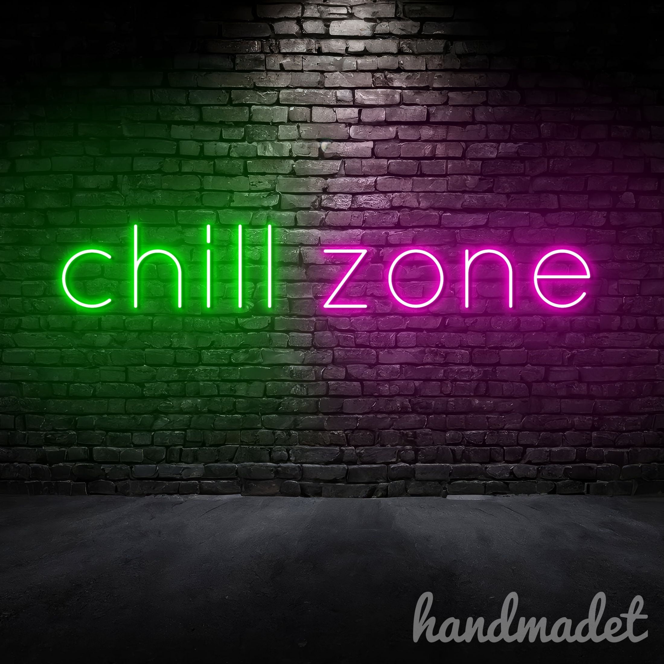 Handmadetneonsign Chill Zone Neon Sign, Chill Zone Led Light, Quote Wall Art Decor, Party Wall Decor 53666