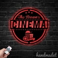 thumbnail image 1 of Handmadetneonsign Cinema Metal Wall Art Light, Theater Metal Sign Wall Decor, Theater Metal Decor 47686, 1 of 5