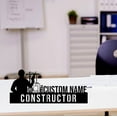 thumbnail image 1 of Handmadetneonsign Constructor Metal Nameplate, Constructor Desk Nameplate, Desk Name Plate Decor, 1 of 5
