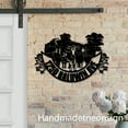 thumbnail image 1 of Handmadetneonsign Cow Farm House Number, Cow Farm Home Address Metal, Cow Farm Address Sign 64541, 1 of 5