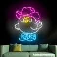 thumbnail image 1 of Handmadetneonsign Cowboy Chicken Neon Sign, Cowboy Led Light, Chicken Wall Art Decor, Home Wall Decor 53603, 1 of 5