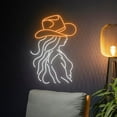thumbnail image 1 of Handmadetneonsign Cowgirl Led Sign, Cowgirl Neon Sign, Cowboy Girl Neon Light, Cowboy Hat Lady Led Light, Wall Décor, 1 of 5