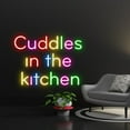 thumbnail image 1 of Handmadetneonsign Cuddles In The Kitchen Led Sign, Cuddles In The Kitchen Led Lights, Kitchen Neon Sign, Custom Neon Sign, Kitchen Neon Sign, Wall Décor, 1 of 3