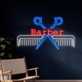 thumbnail image 1 of Handmadetneonsign Custom Barber Shop Led Sign, Barber Shop Neon Sign, Barber Led Light, Hair Salon, 1 of 5