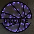 thumbnail image 1 of Handmadetneonsign Custom Basketball Metal Wall Art LED Light - Personalized Basket Ball Sign Home Decor, 1 of 3
