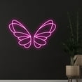 thumbnail image 1 of Handmadetneonsign Custom Butterfly Neon Sign, Butterfly Wings LED Light, Fairy Wings Neon Lights, 1 of 5
