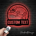 thumbnail image 1 of Handmadetneonsign Custom Chameleon Metal Wall Art LED Light - Personalized Lizard Name Sign Home Decor, 1 of 5