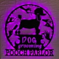 thumbnail image 1 of Handmadetneonsign Custom Dog Grooming Metal Wall LED Light - Personalized Dog Name Sign Home Room Decor, 1 of 3