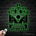 thumbnail image 1 of Handmadetneonsign Custom Dogs in Bus Metal Wall Art LED Light - Personalized Dogs Drive Bus Name, 1 of 5