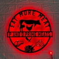 thumbnail image 1 of Handmadetneonsign Custom Fresh Cow Goat Chicken Meat Shop Metal Wall Art LED Light - Personalized, 1 of 3
