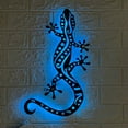thumbnail image 1 of Handmadetneonsign Custom Gecko Metal Wall Art LED Light - Personalized Lizard Name Sign Home Decor, 1 of 3