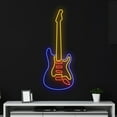 thumbnail image 1 of Handmadetneonsign Custom Guitar Led Sign, Electric Guitar Neon Light, Guitar Shop Store Neon Sign, 1 of 5