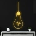 thumbnail image 1 of Handmadetneonsign Custom Hanging Lightbulb Neon Sign, Lighting Bulb Neon Light, Lamp Moment Led, 1 of 5