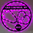 thumbnail image 1 of Handmadetneonsign Custom Heart Stethoscope Nursing Metal Wall Art LED Light - Personalized Doctor Name, 1 of 3
